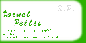 kornel pellis business card